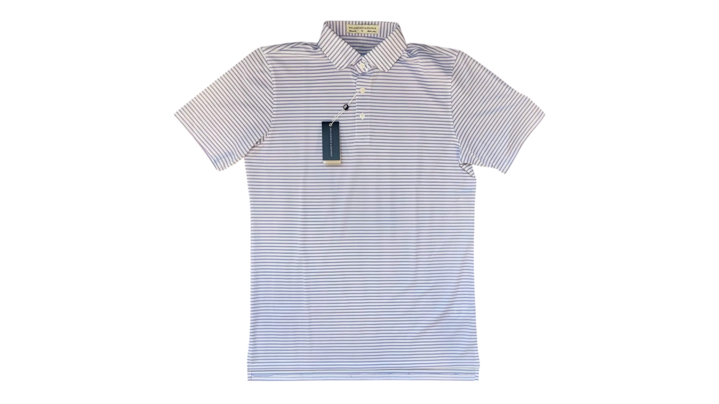 169. Men's Walker Shirt - White, Pink and Blue ($62) - 1 Available