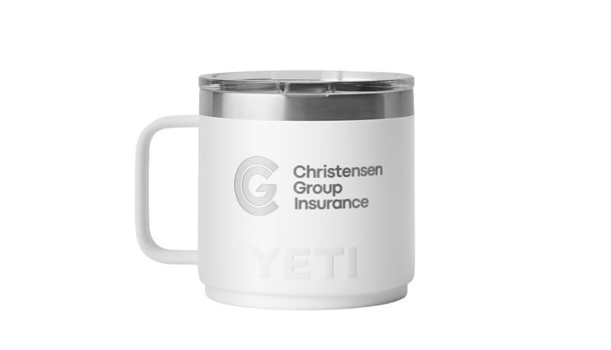 47. Yeti Handle Coffee Mug - 14oz - White ($30) - 15 Available