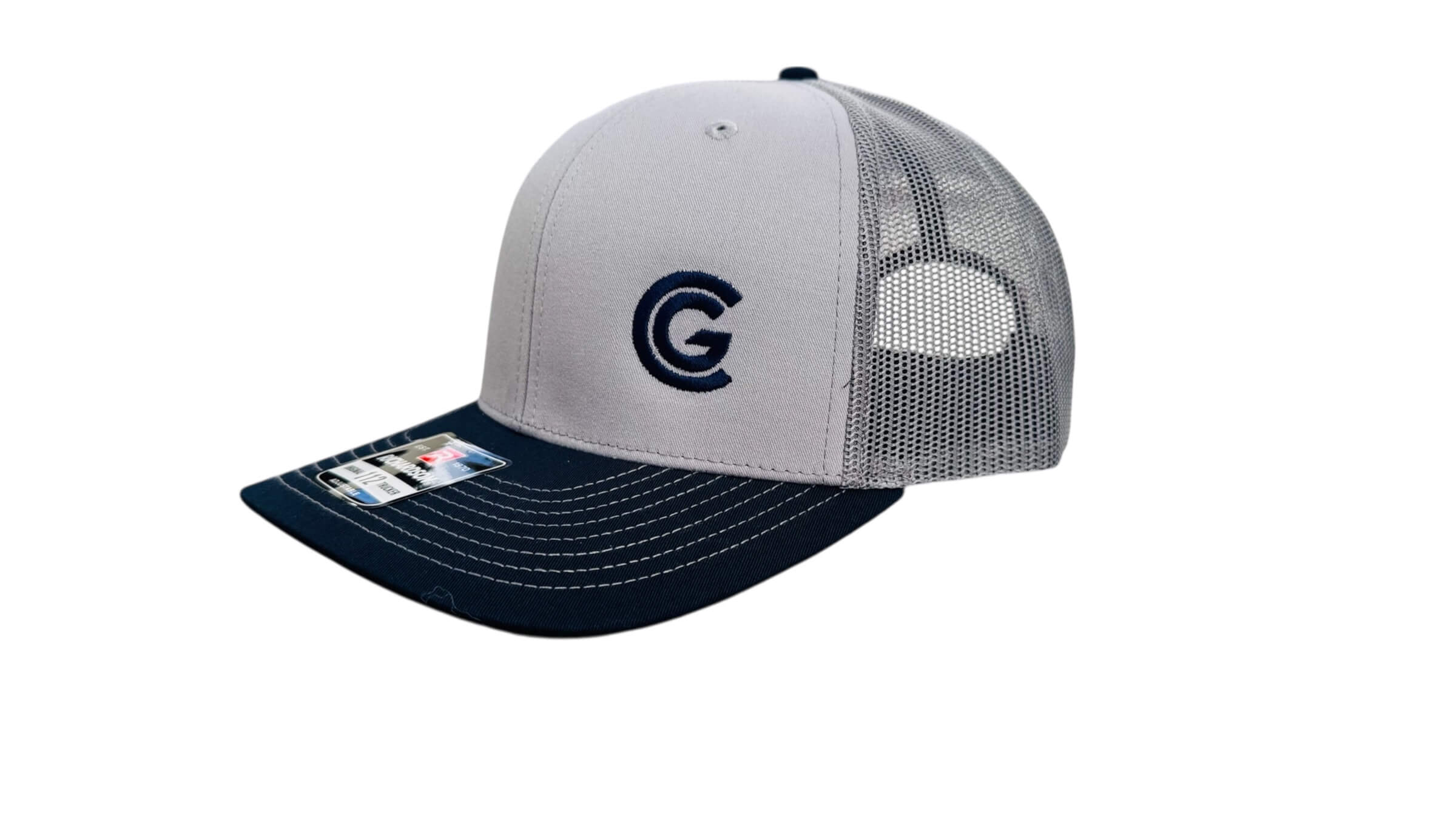 44. Hat - Baseball Mesh Back - Grey and Navy ($18) - 18 Available