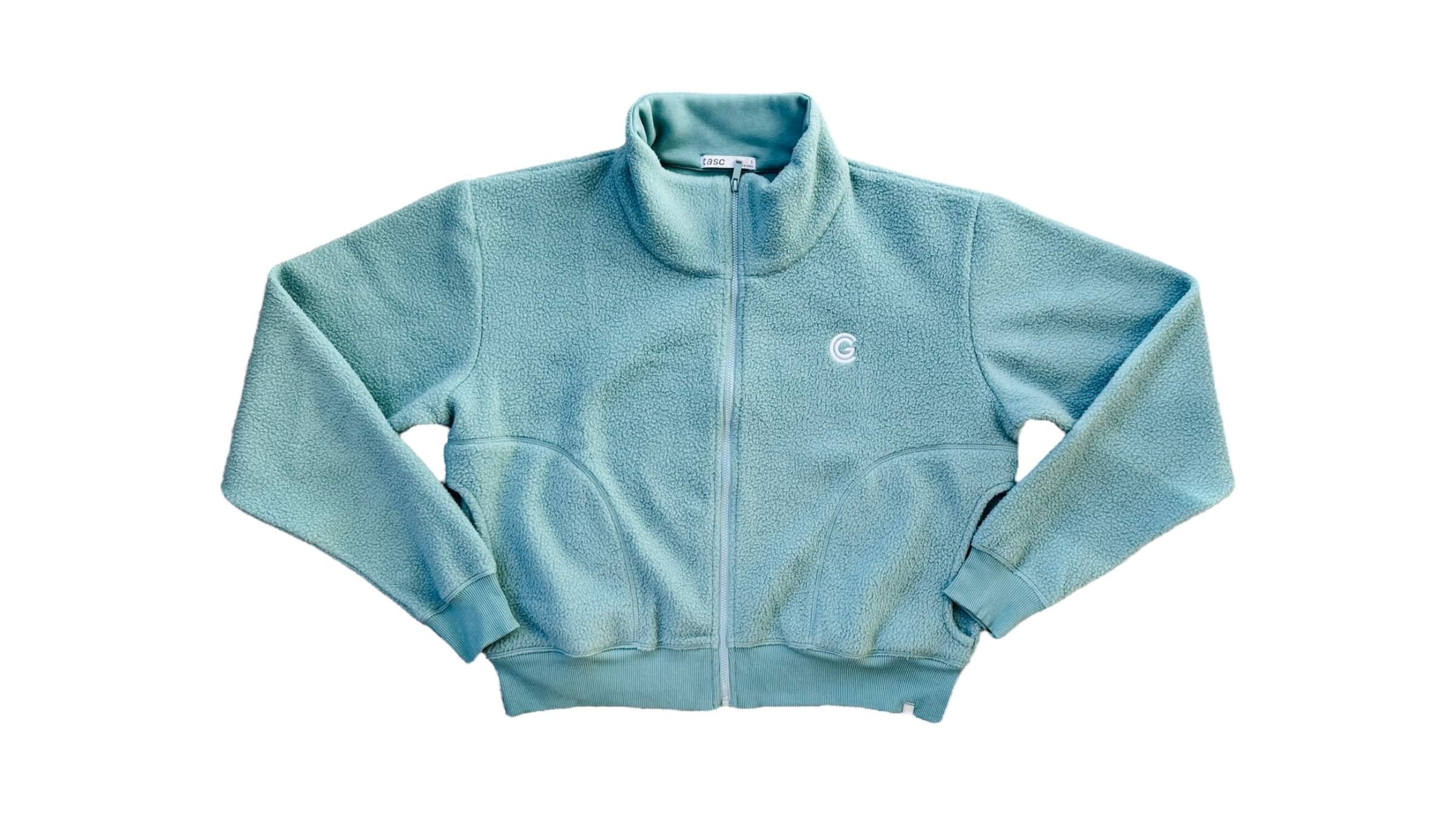 140. Women's TASC Sherpa Jacket - Green Quartz ($84) - 5 Available