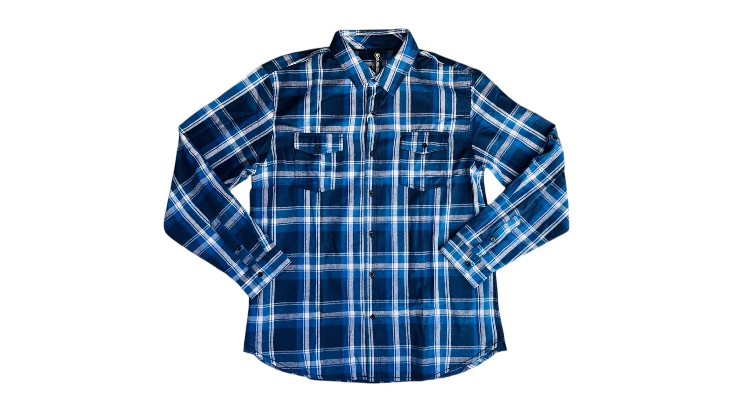 139. Men's Flannel Button Down - Blue ($45) - 7 Available