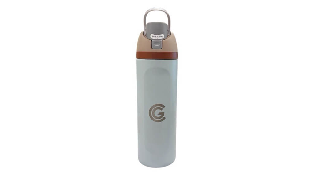 56. Owala Free Sip Water Bottle - 24 oz. - Blue & Brown ($48) - 2 Available