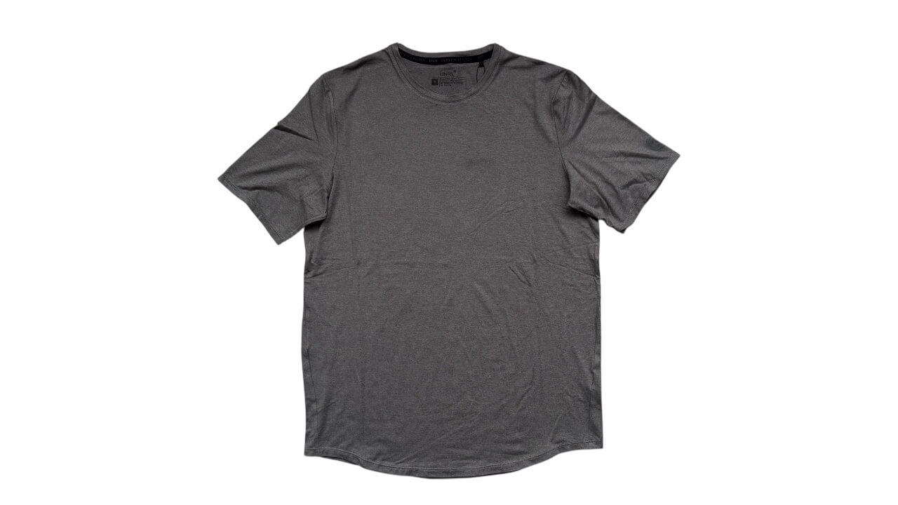 218. Men's UNRL Ultra Tee - Heather Grey ($35) - 7 Available