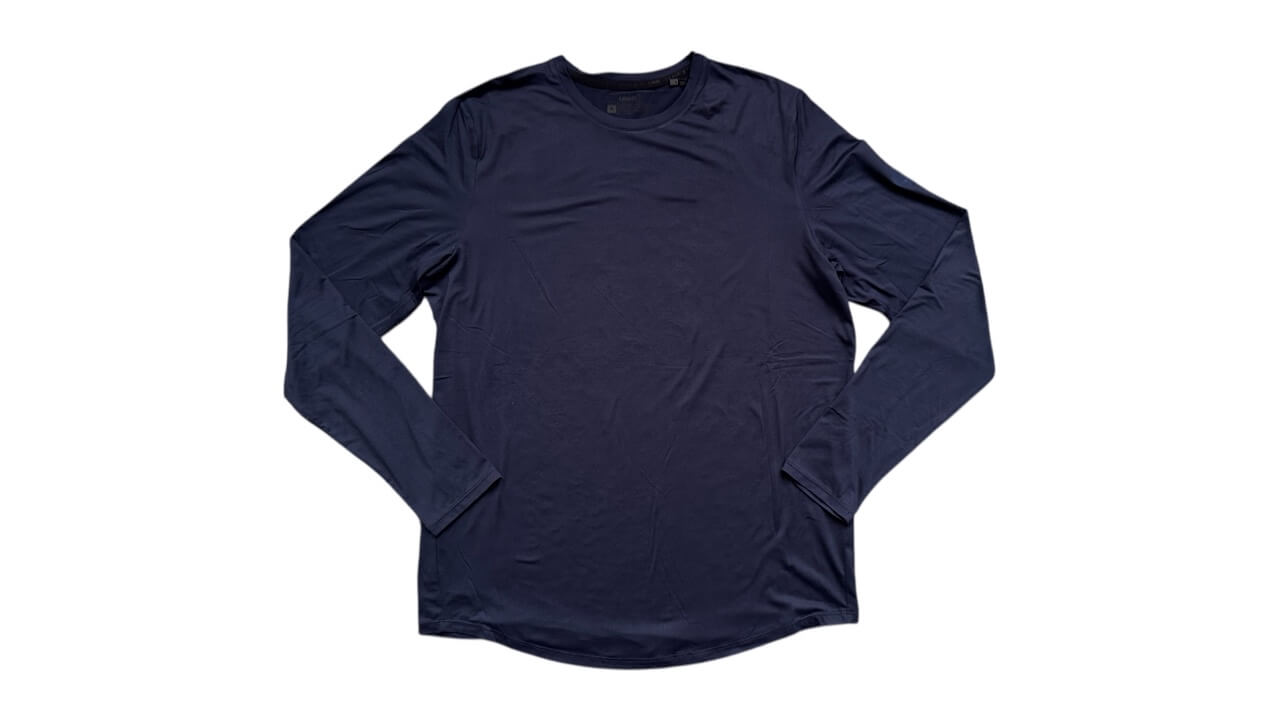 220. Men's UNRL Long Sleeve Tee - Navy ($38) - 5 Available