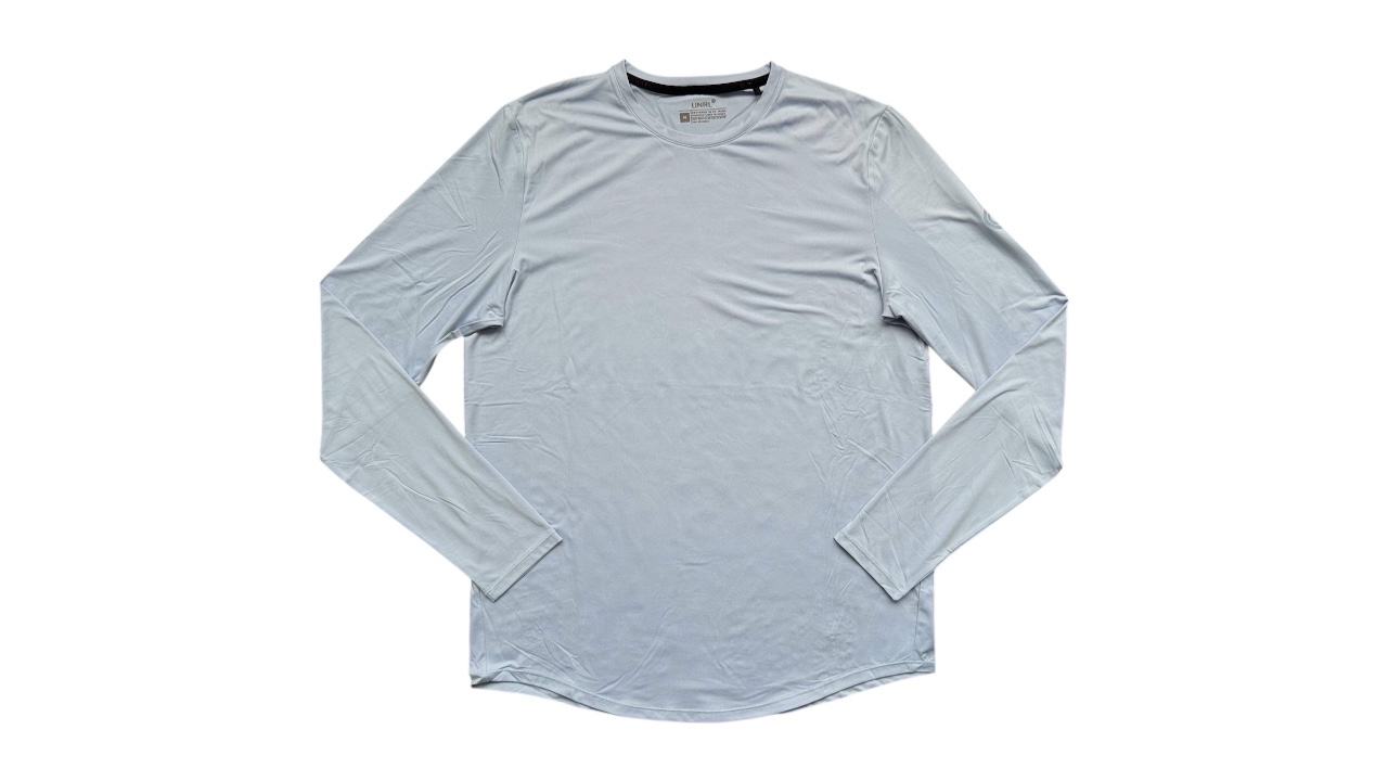 221. Men's UNRL Long Sleeve Tee - Sky Blue ($38) - 4 Available