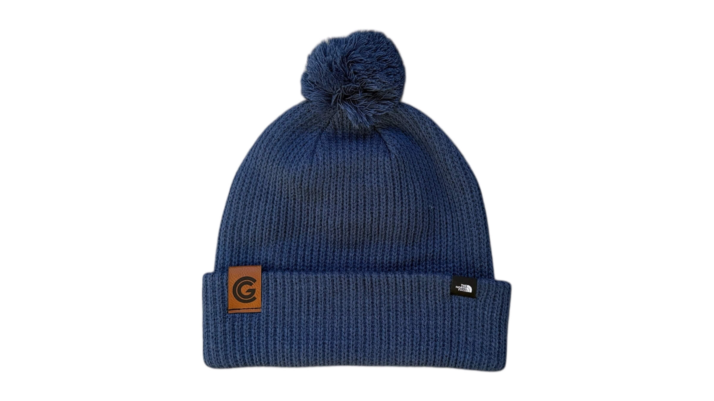 25. Hat - North Face Knit Pom Beanie - Blue ($35) - 10 Available