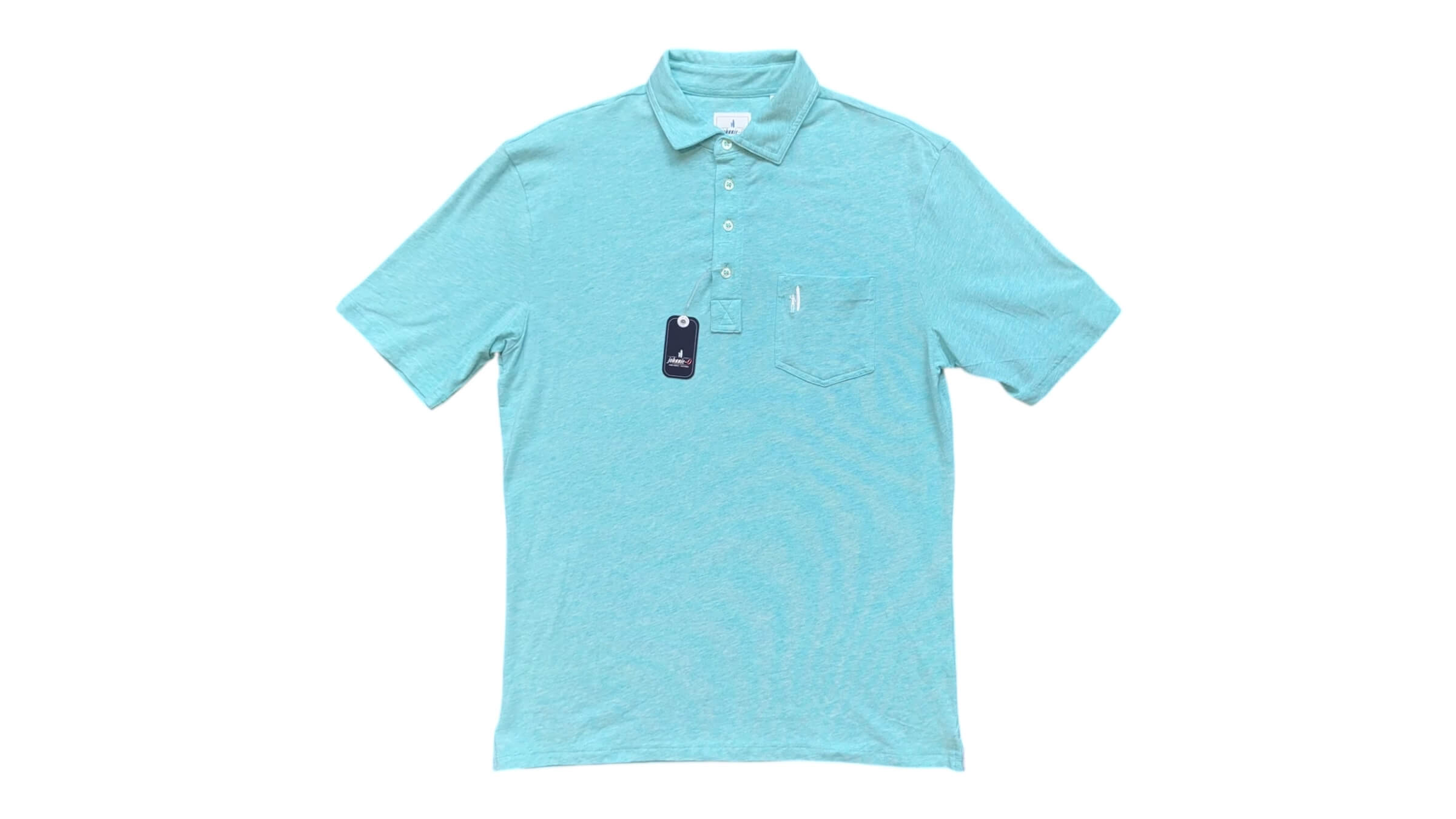 205. SALE Men's Polo - Coastal Wash Original - Malibu Blue ($15) - 15 Available