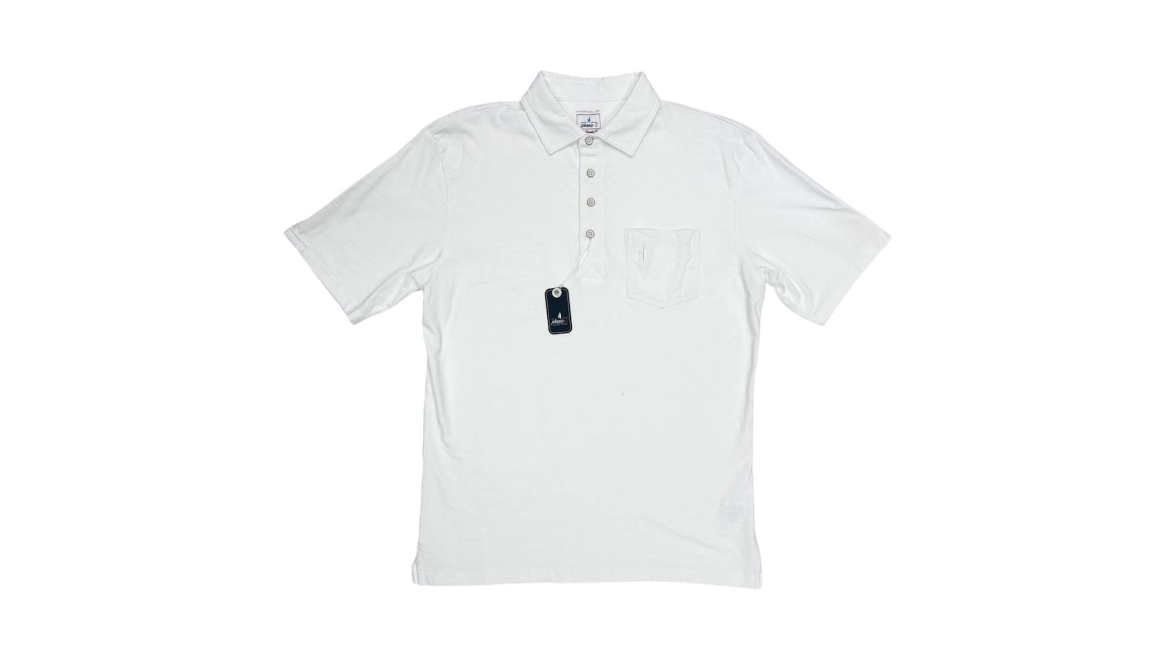 101. SALE | Men's Polo - Coastal Wash Original - White ($10) - 8 Available