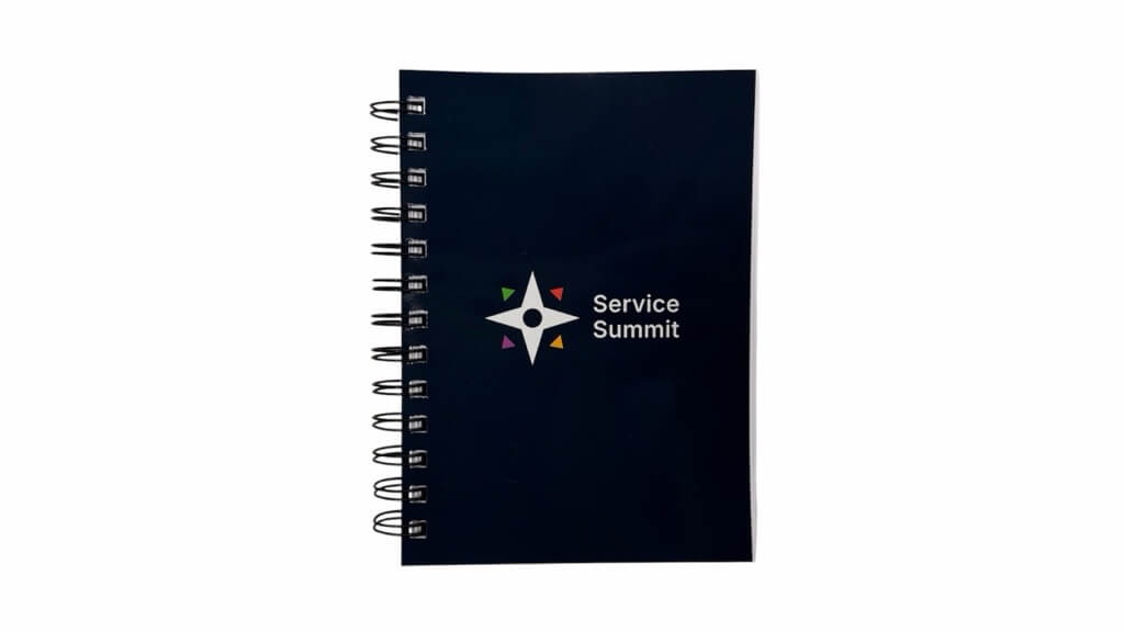 37. FREE | Notebook - Service Summit - Lined ($0) - 55 Available