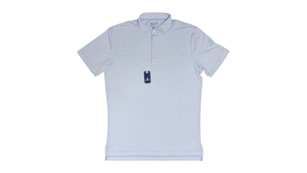 154. Men's Polo - Lyndonn Gulf Blue ($55) - 10 Available