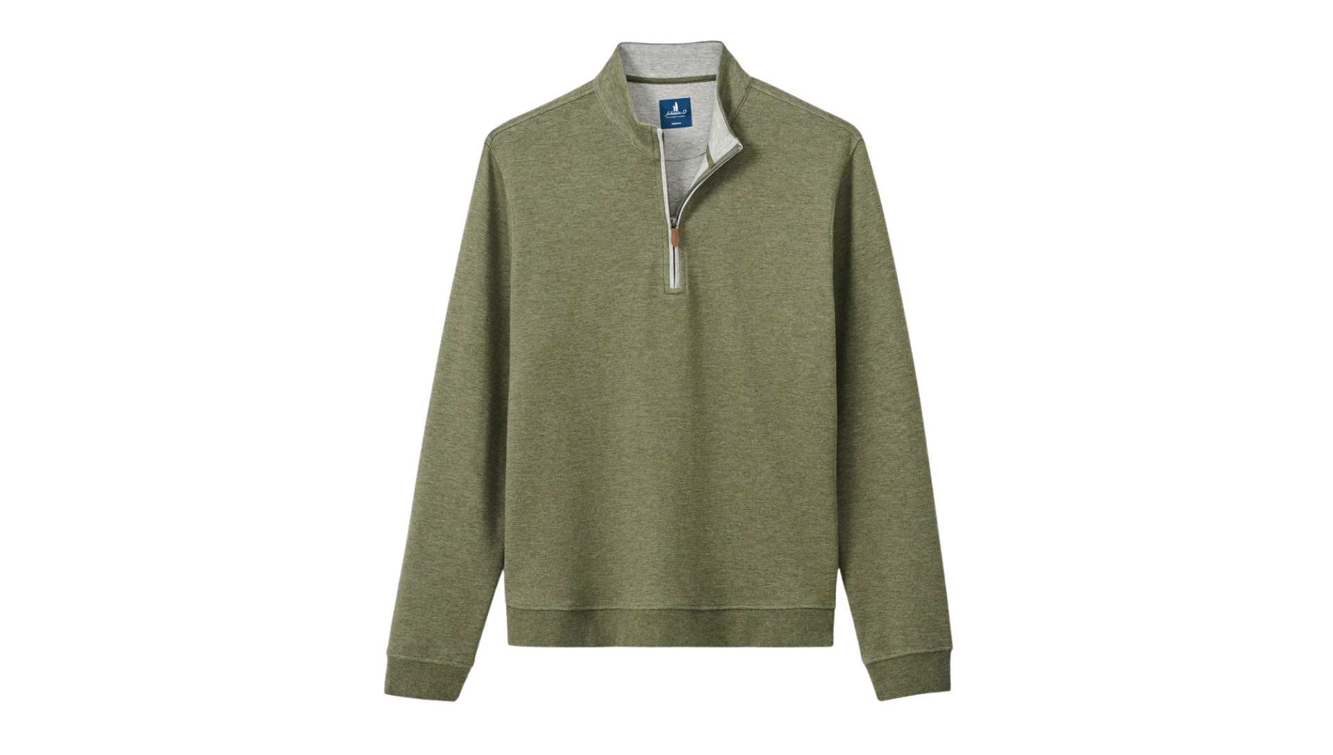 205. Men's Quarter Zip Pullover - Sequoia Green ($60) - 2 Available