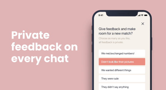 Private feedback on Elate