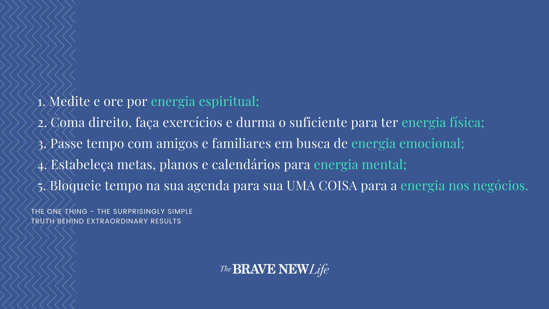 The One Thing The Brave New Life Gisele Medeiros