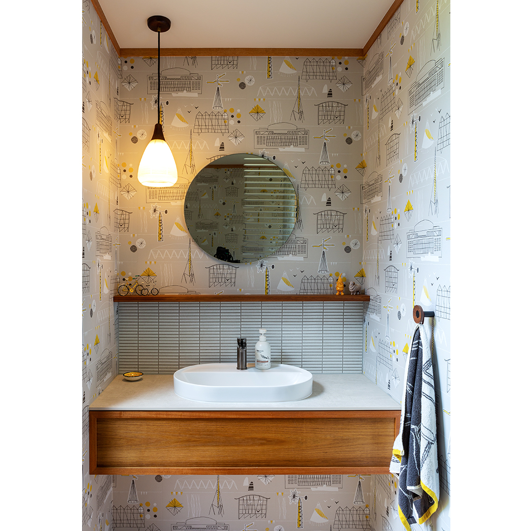 The Warm Nordic Masquerade mirrors are inspired by the two-s