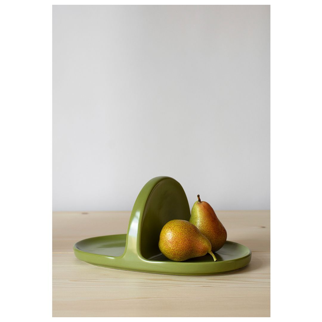 The initial idea for the Nedre Foss Korg Ceramic Tray was qu