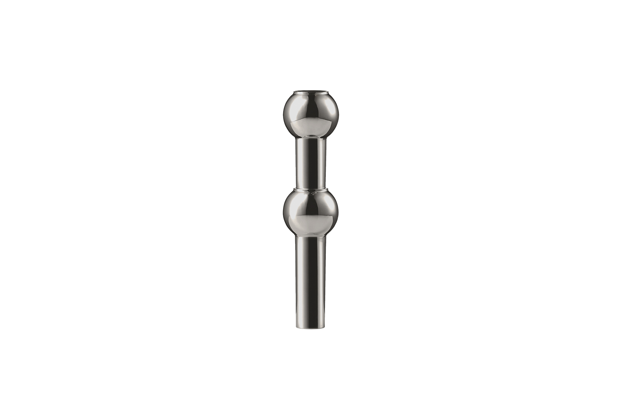 Stoff Nagel Vase – Black Chrome
