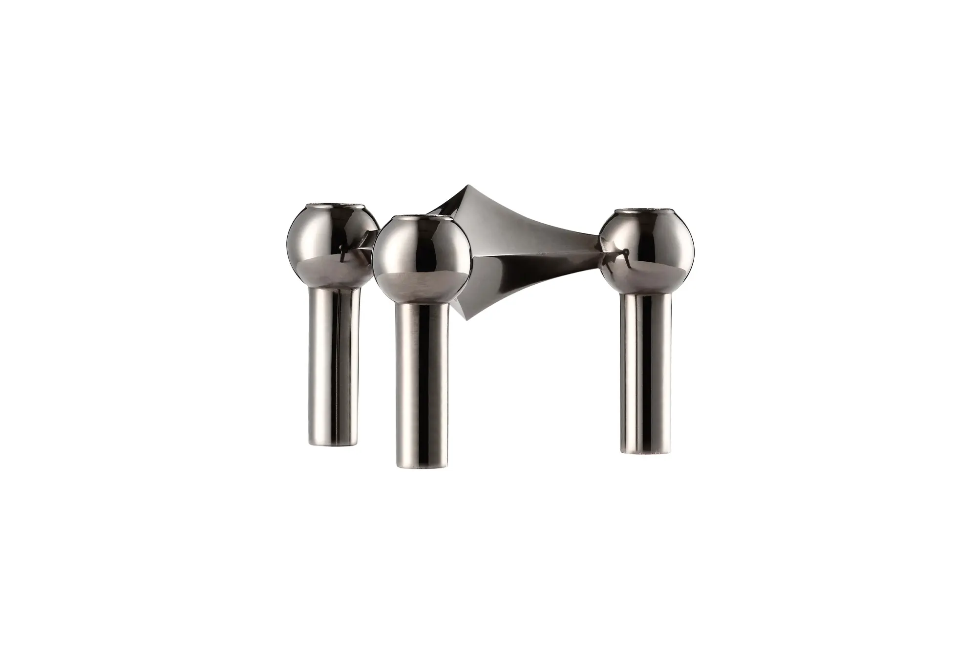 Stoff Nagel Candle Holders – Black Chrome 1 Pack