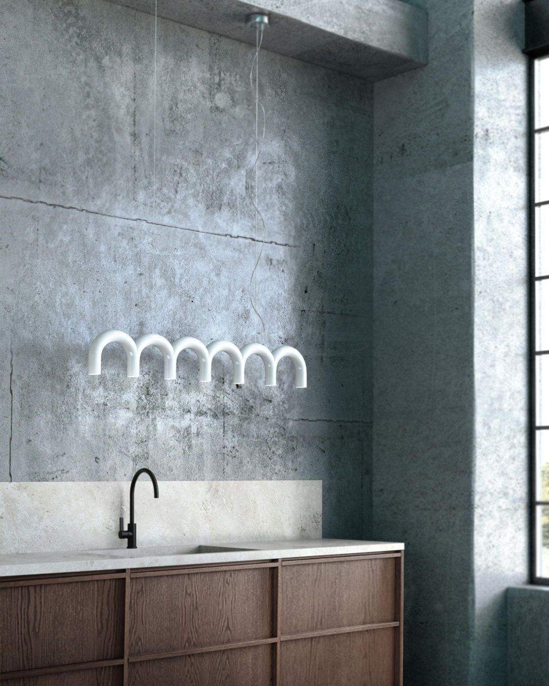 The Oblure Arch Pendant by Swedish designers, Johan Lindsten