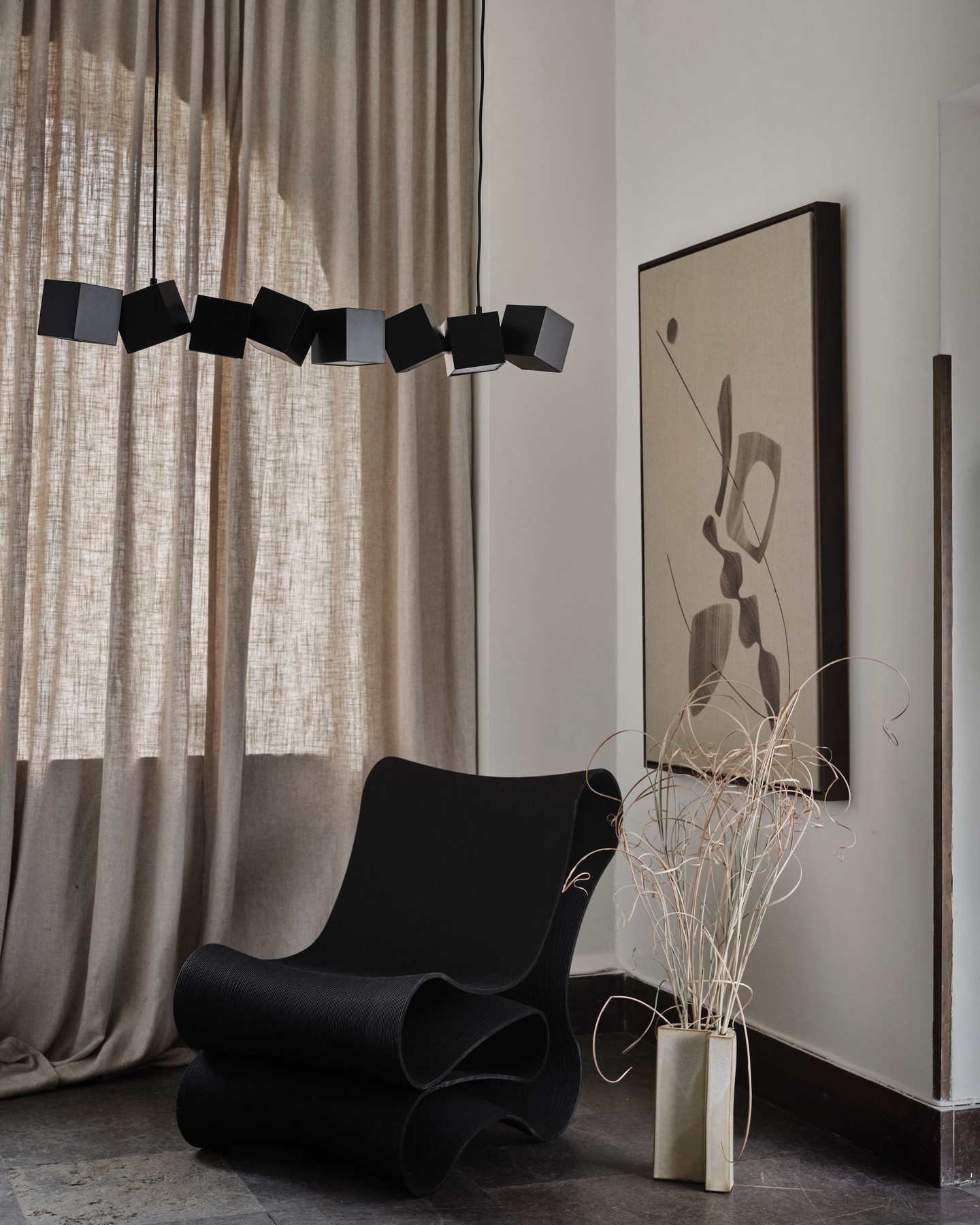 Oblure's Blockchain Pendant by Swedish designer Markus Johan
