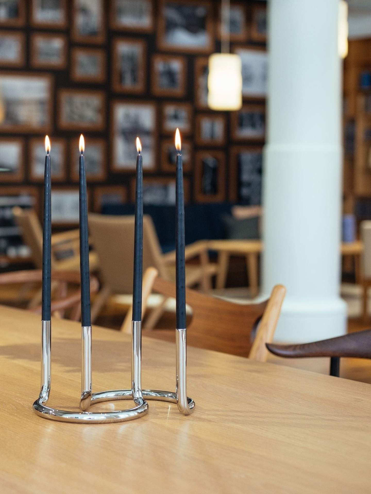 Inspired by the beauty of possibility, the Gemini candlehold