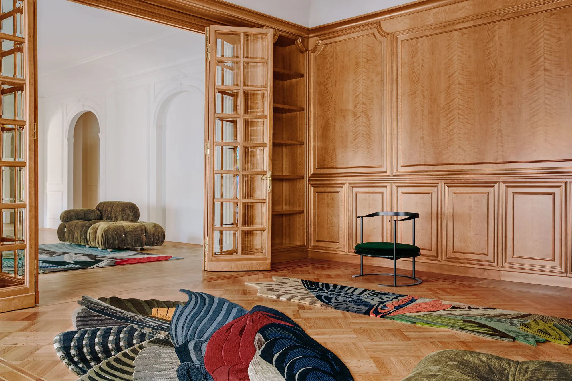Feathers 2 rug by Maarten De Ceulaer for cc-tapis