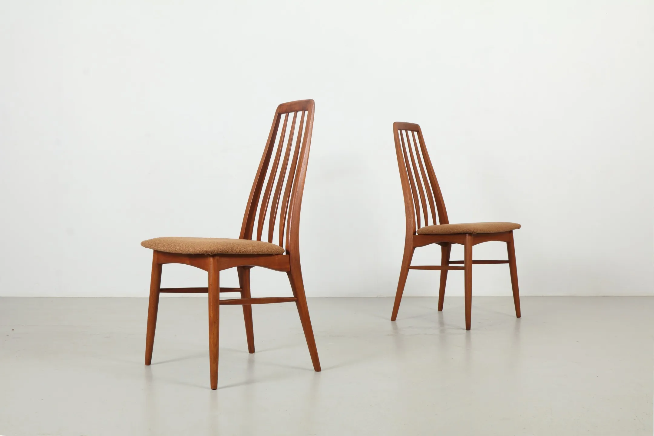 Six Slender Niels Koefoed 'Eva' Chairs for Koefoed's Møbelfabrik