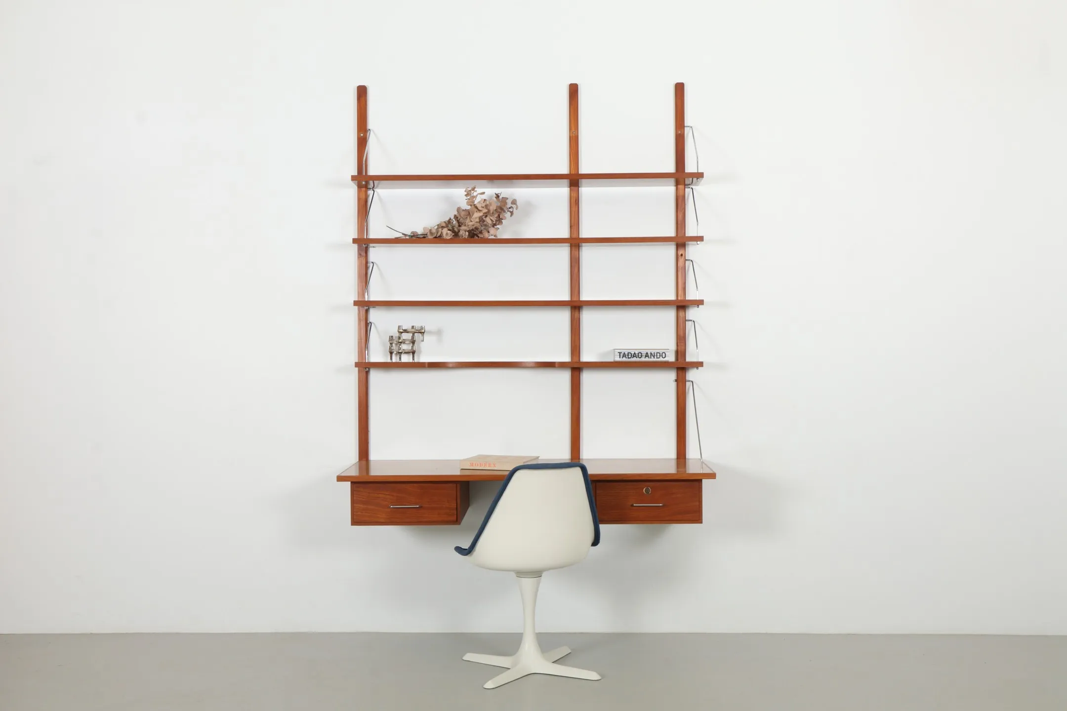 Sleek NZ Custom Crafted Mid Century Wall Unit