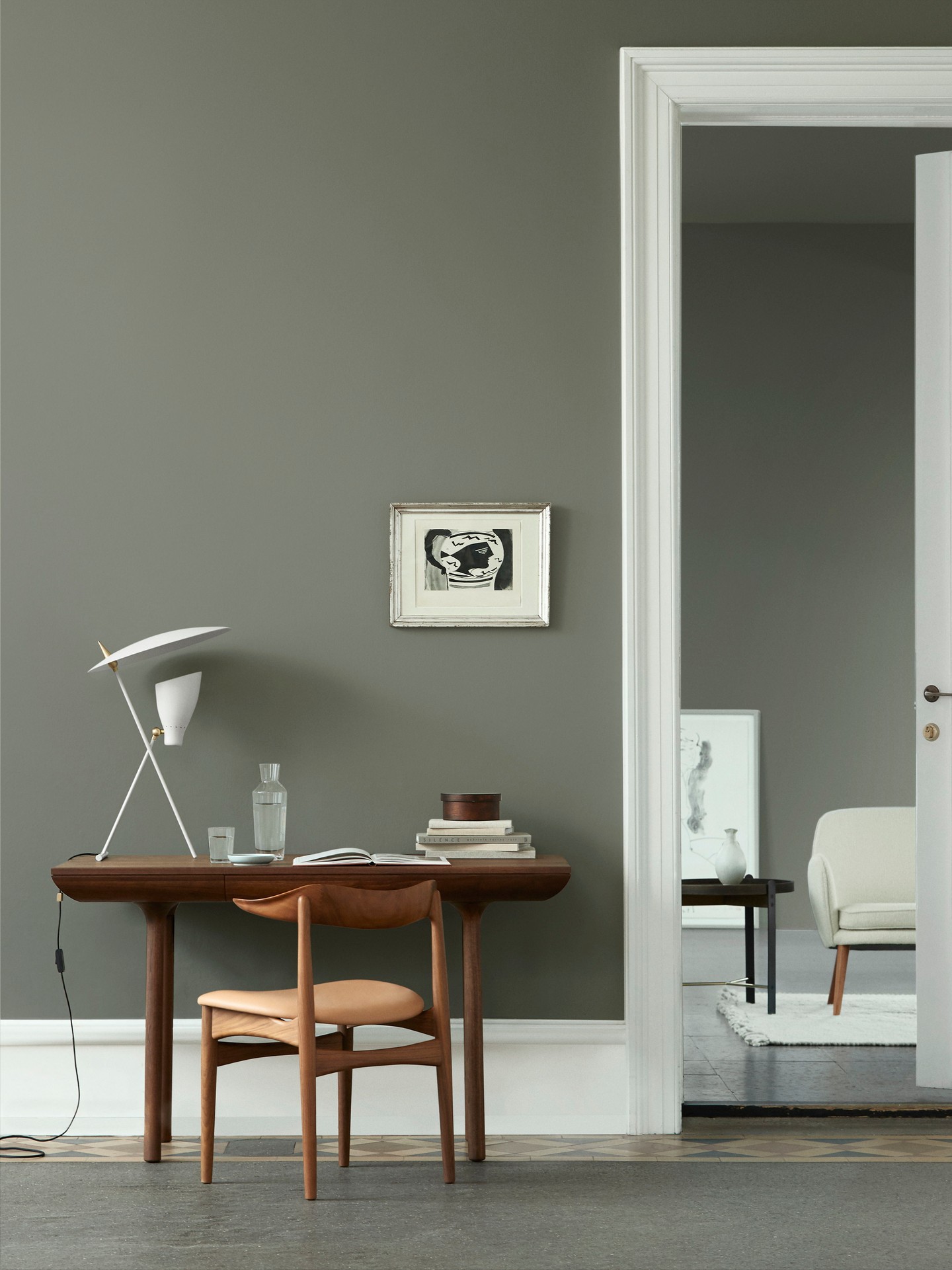 Rúna by Isabel Ahm is a timeless desk with a pure and classi