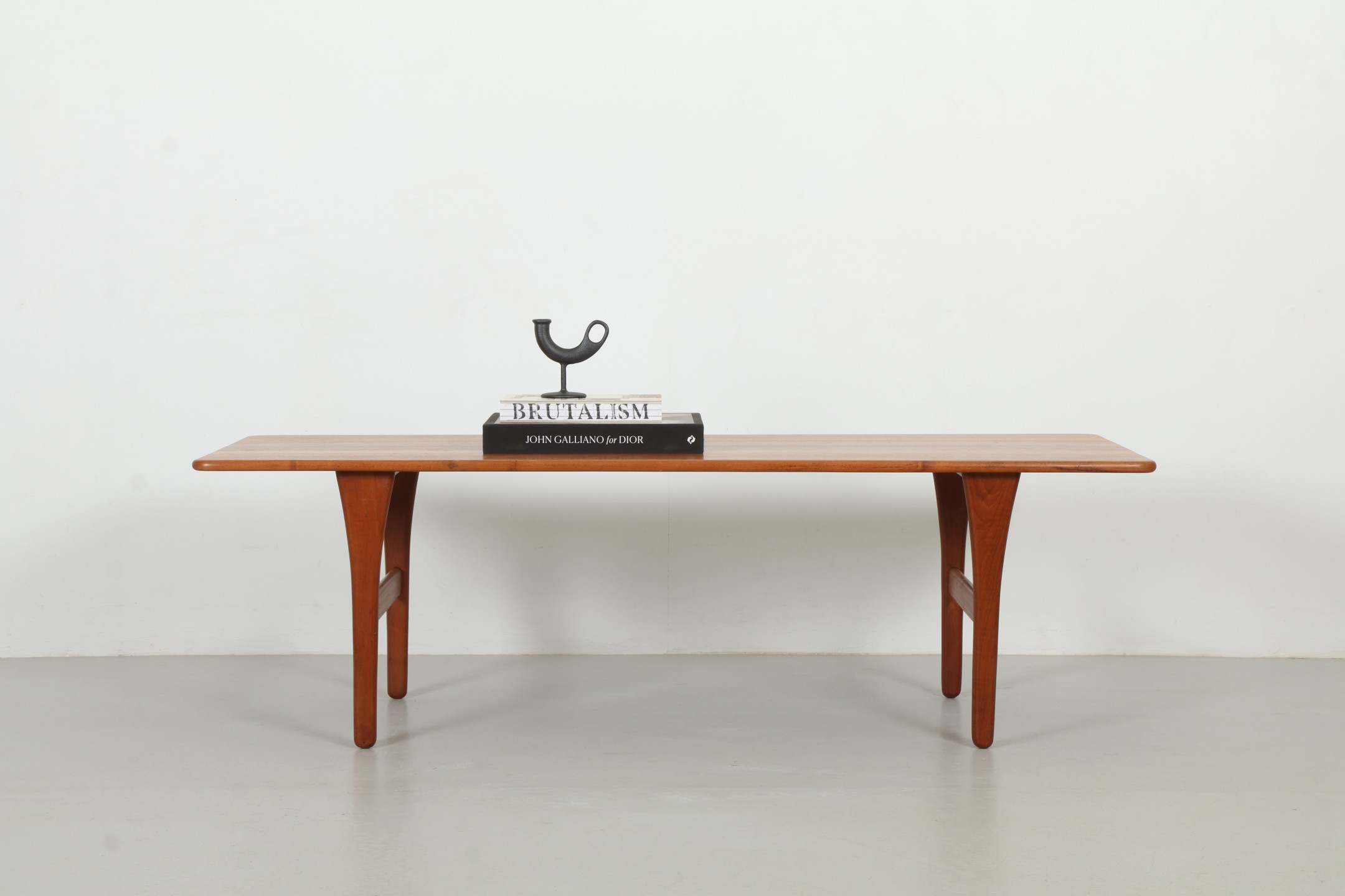 Sleek Henning Kjaernulf Coffee Table by Bruno Hansen
