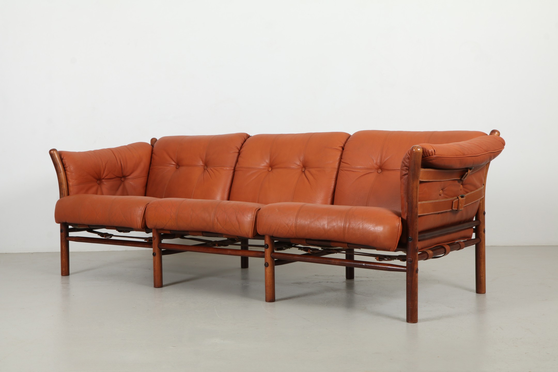 Luxurious Arne Norell 'Indra' Three Seater Sofa by Norell Mobel
