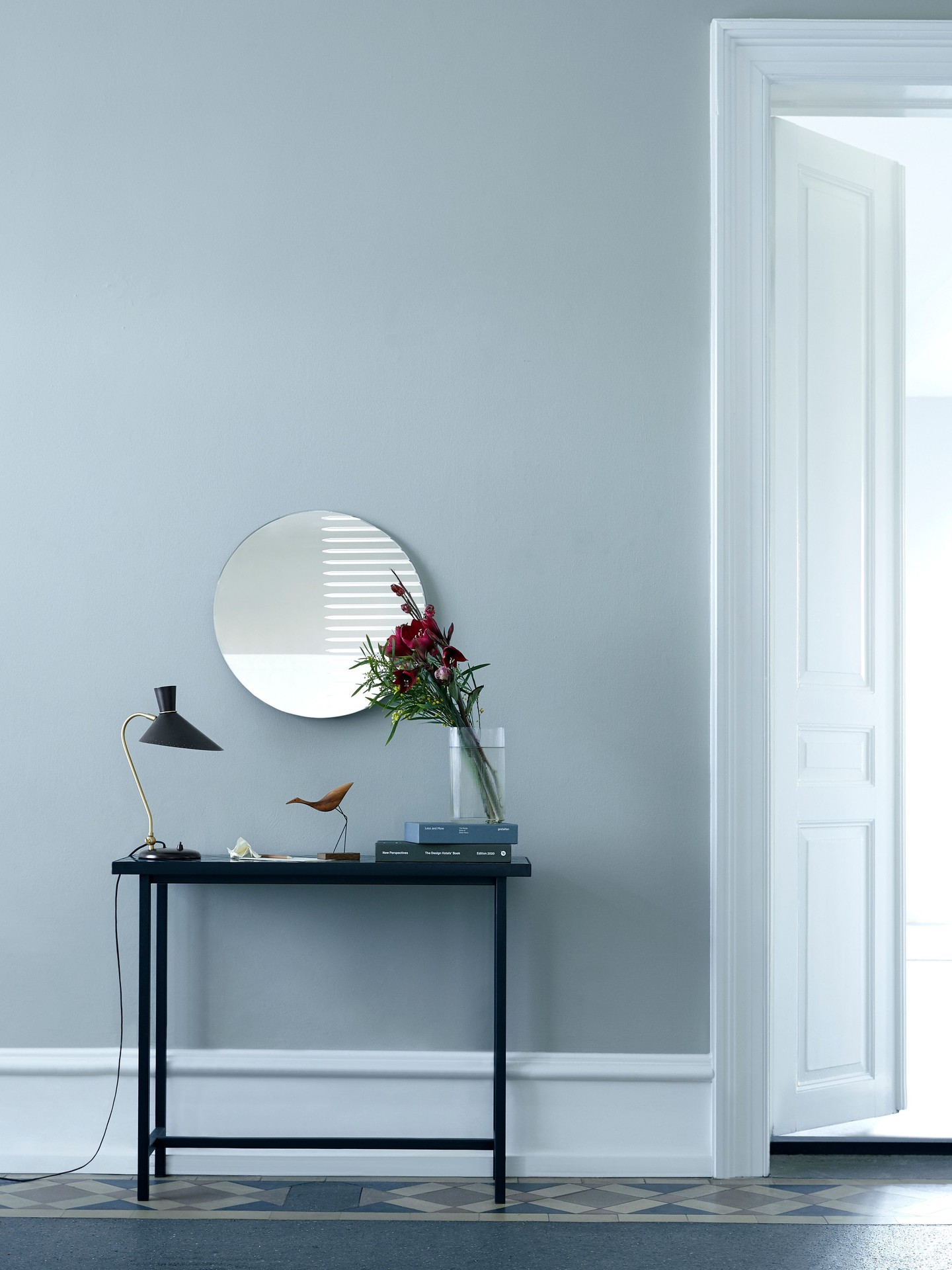The Masquerade mirrors are inspired by the two-sided mask an