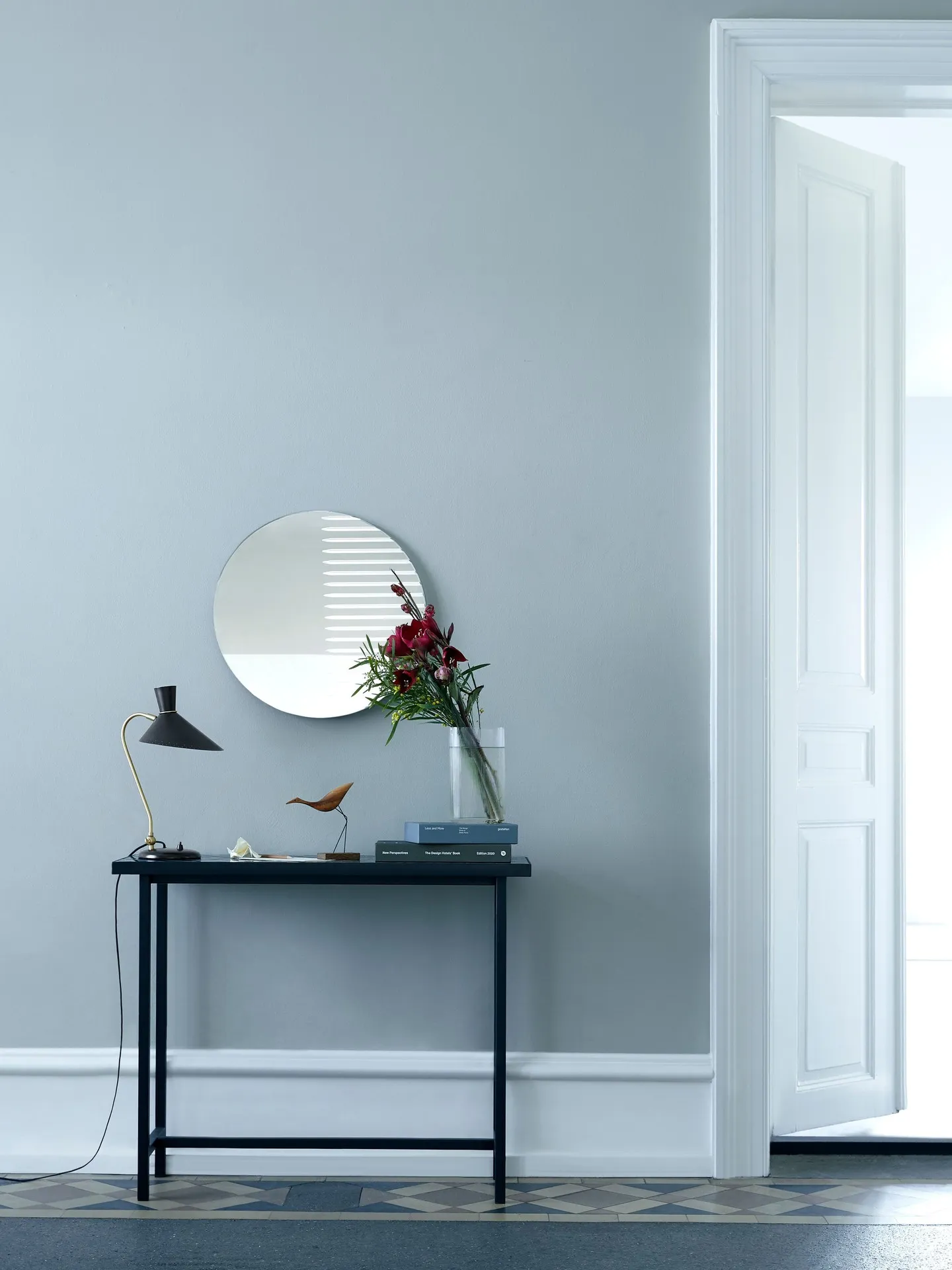 The Masquerade mirrors are inspired by the two-sided mask an