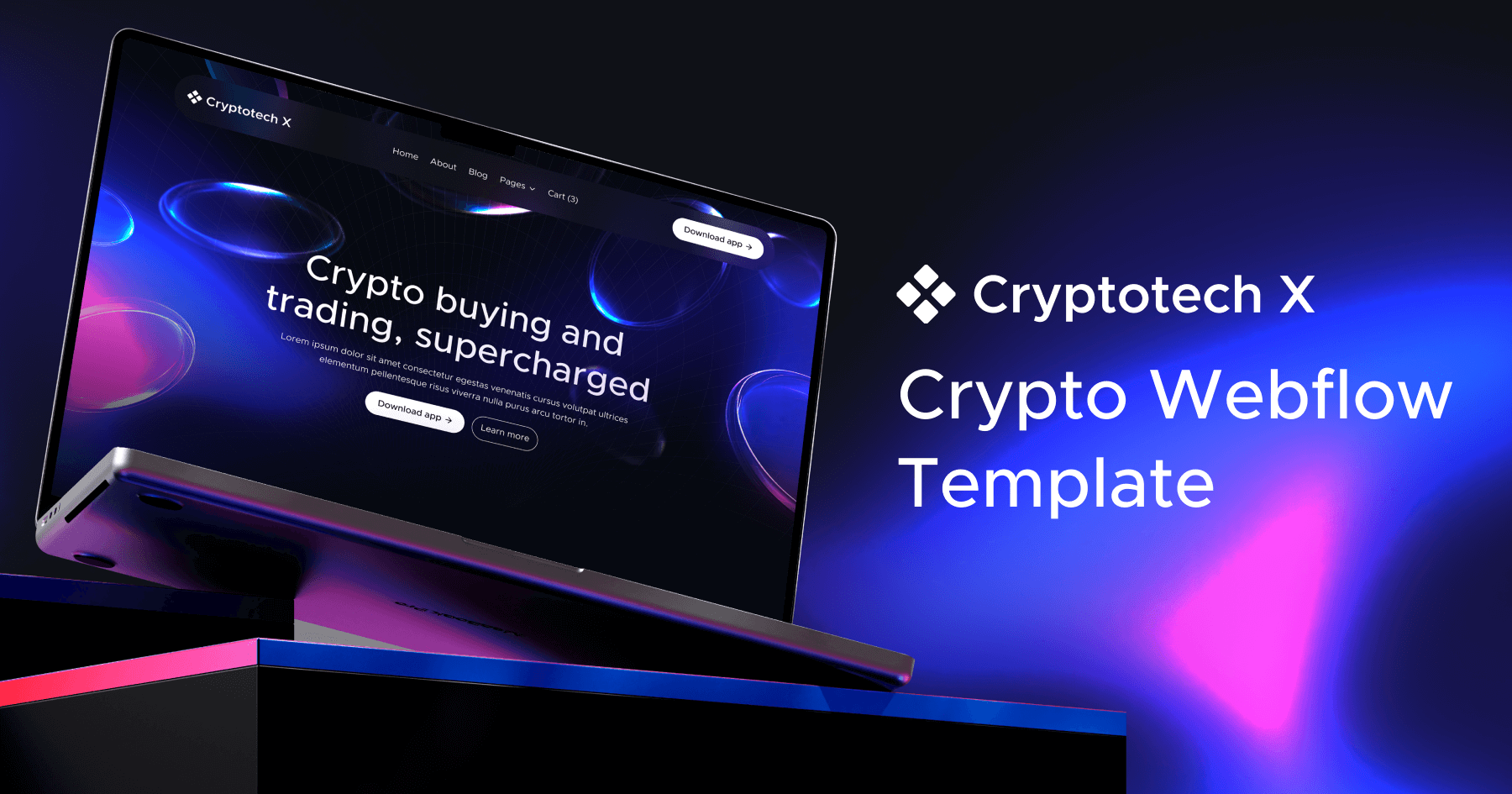 Crypto Webflow Theme - Cryptotech X | BRIX Templates
