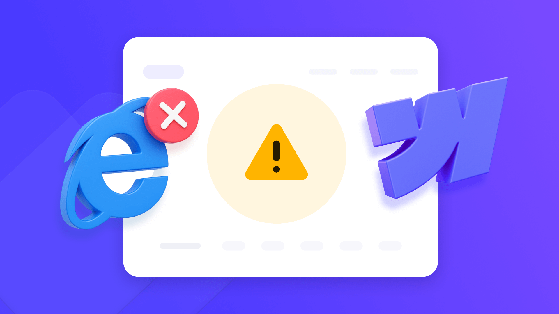 How to block Internet Explorer in Webflow