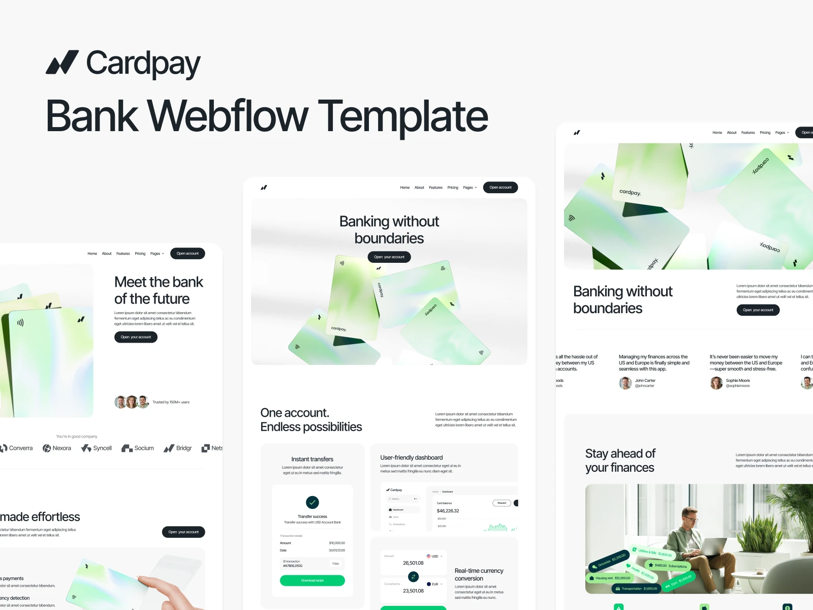 Bank Webflow Template