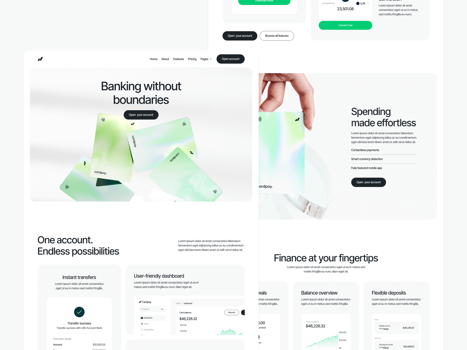 Neobank Webflow Template