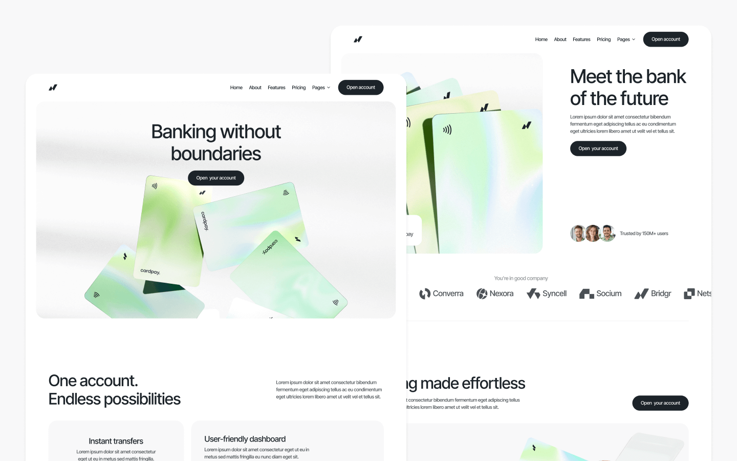 Digital Bank Webflow Template