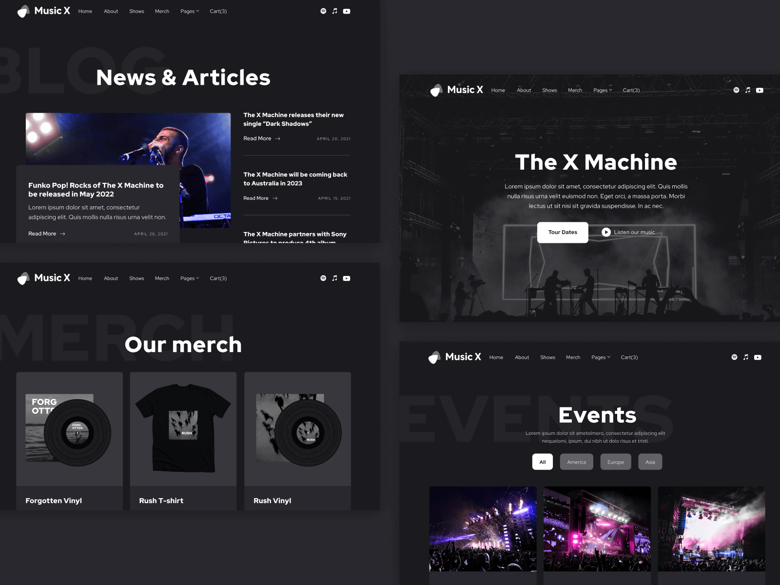Music Musician Webflow Template