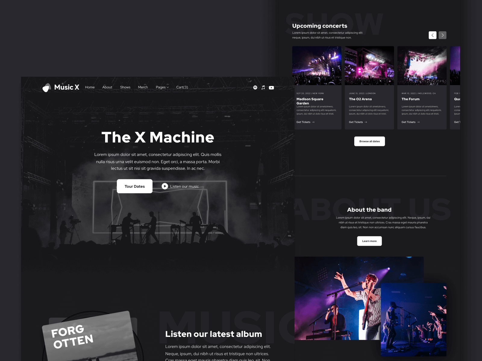 Music Webflow Template
