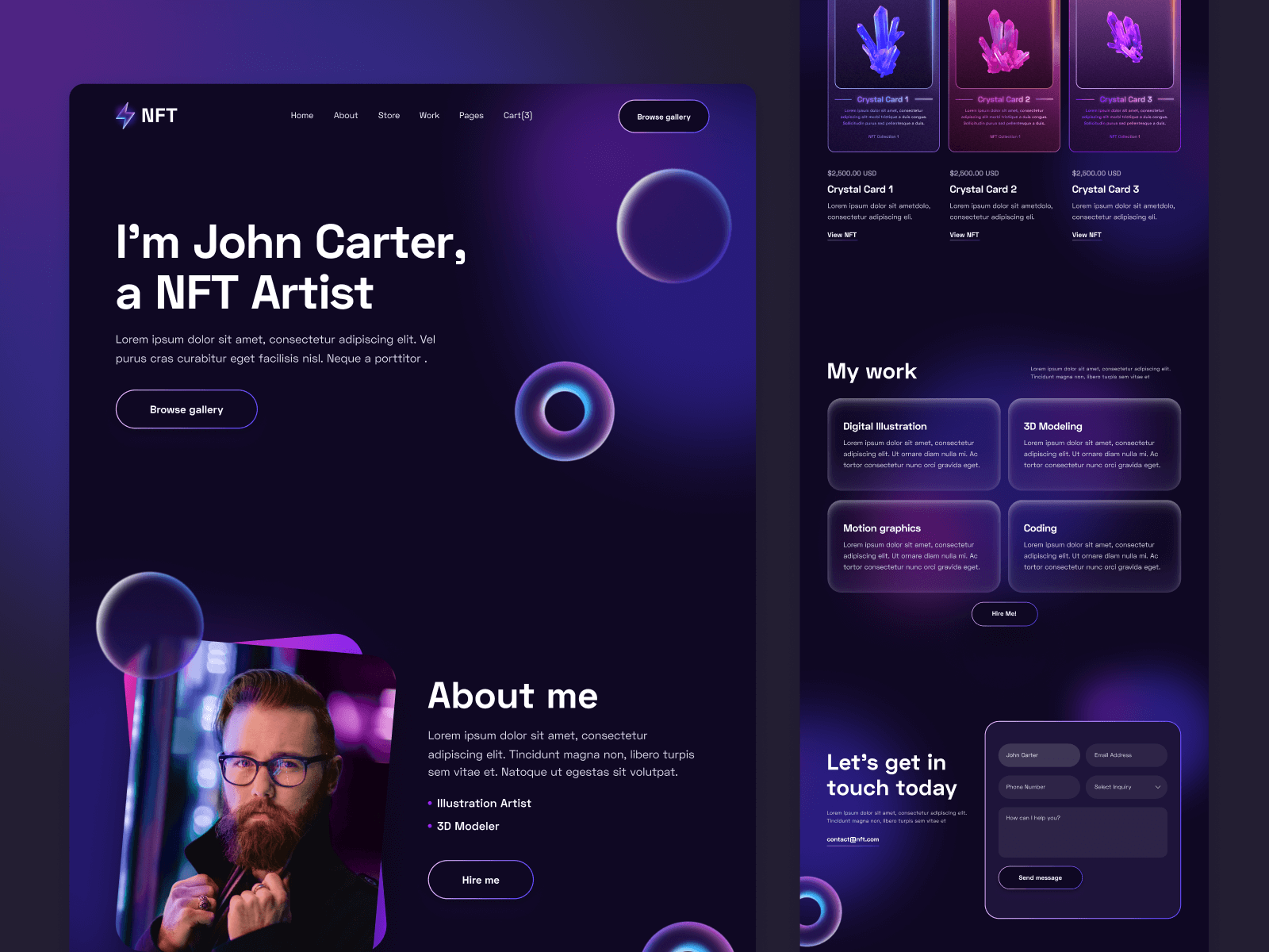 NFT Crypto Webflow Theme