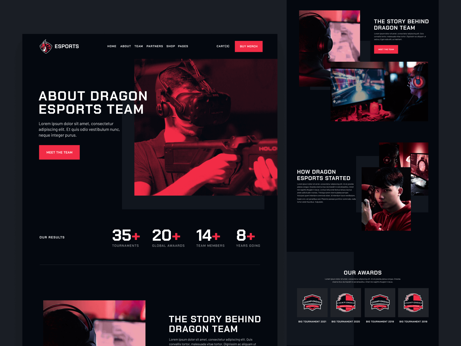 eSports Team Webflow Theme
