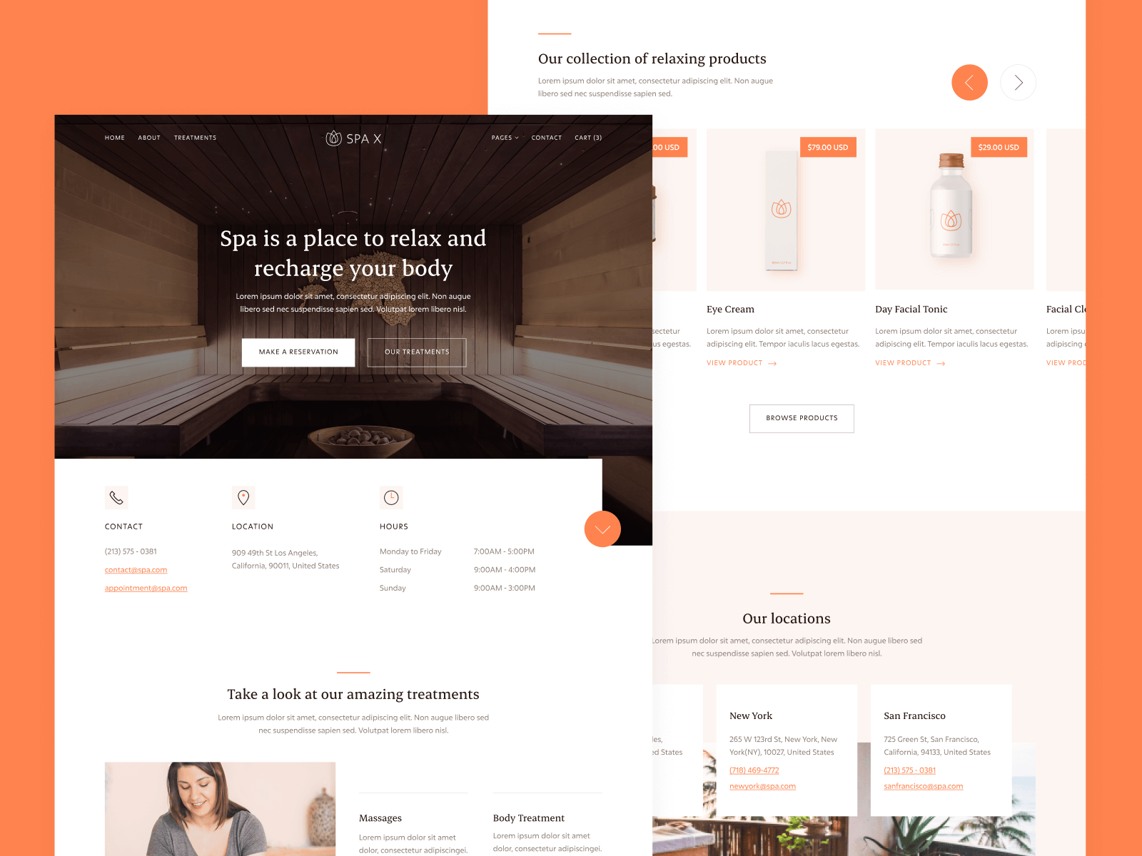 Spa Resort Webflow Template