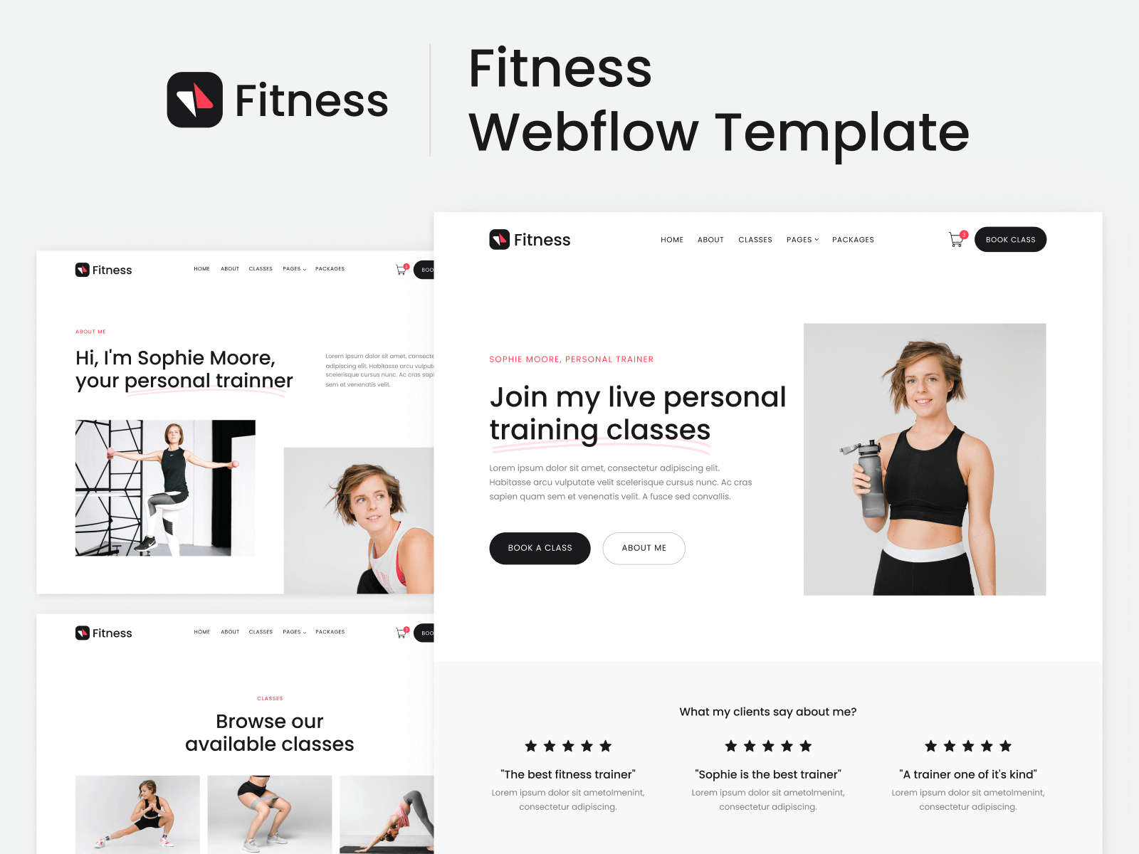 Fitness Webflow Template