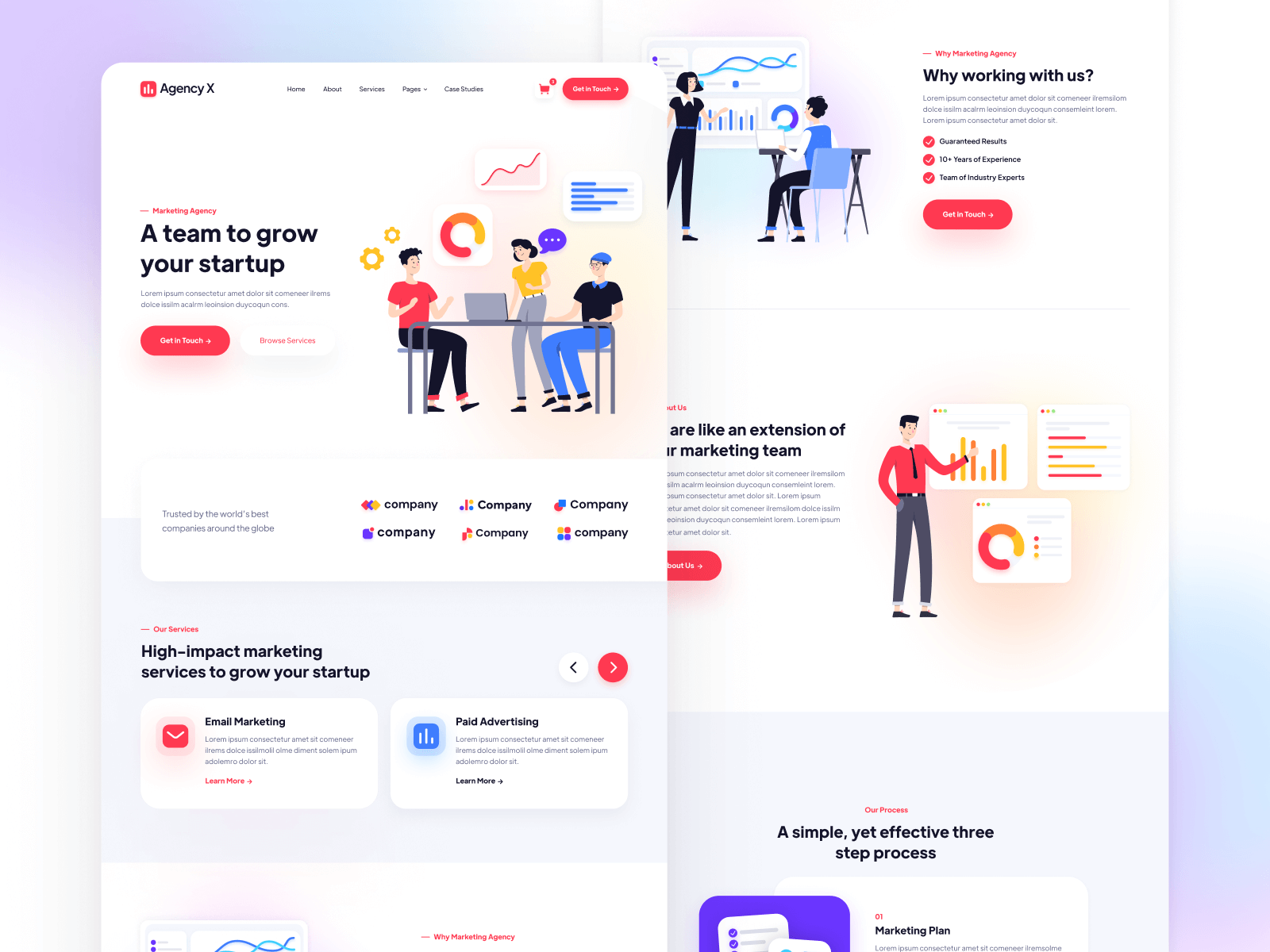 Agency Webflow Template and UI Kit
