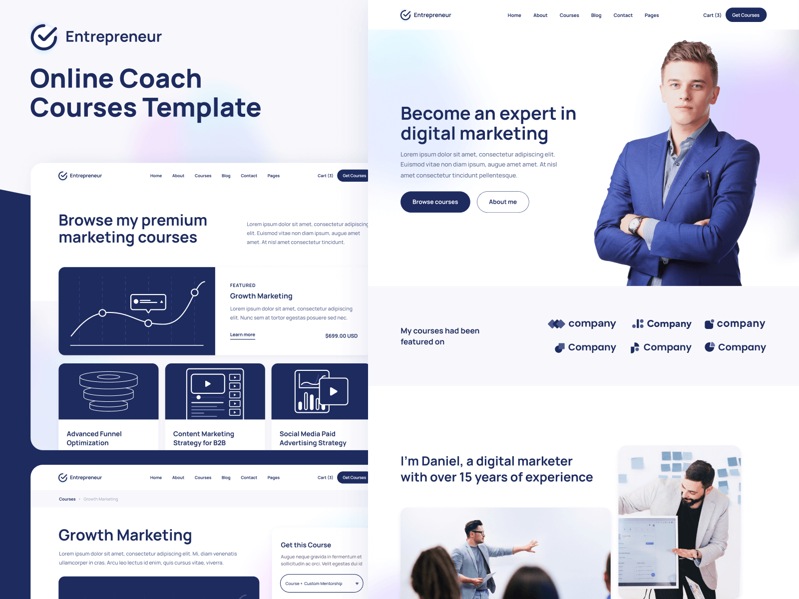 Online Courses Webflow Template