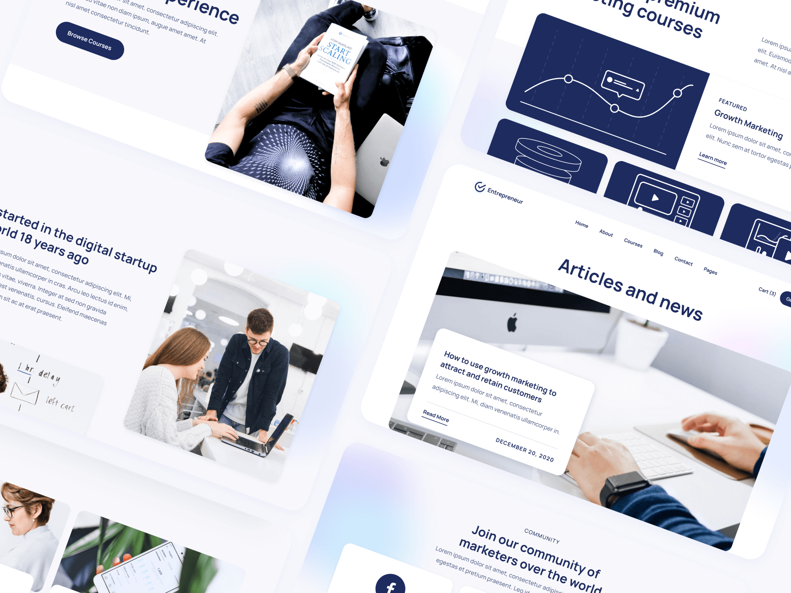 Course Mentor Webflow Template