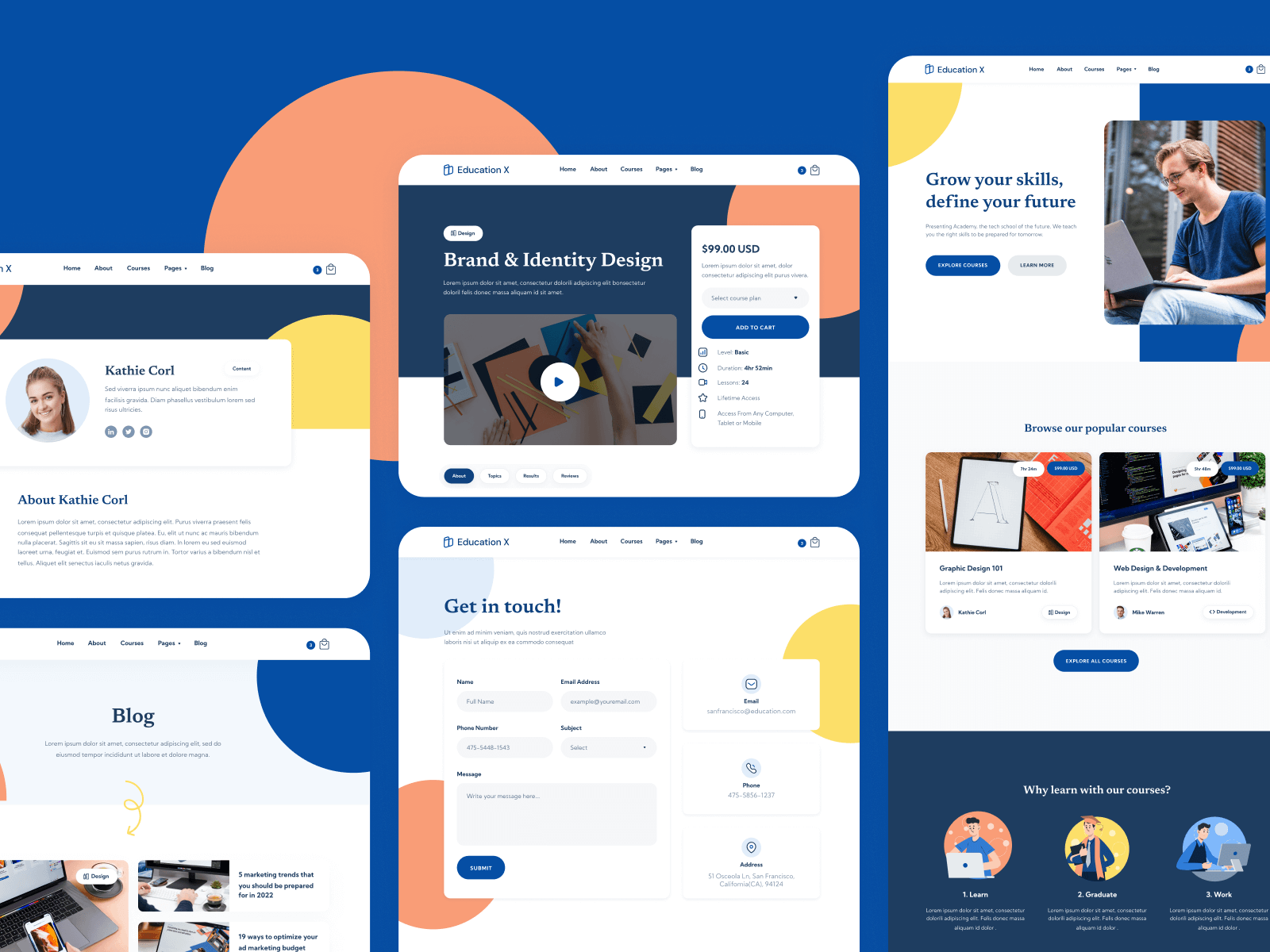 Online School Webflow Template
