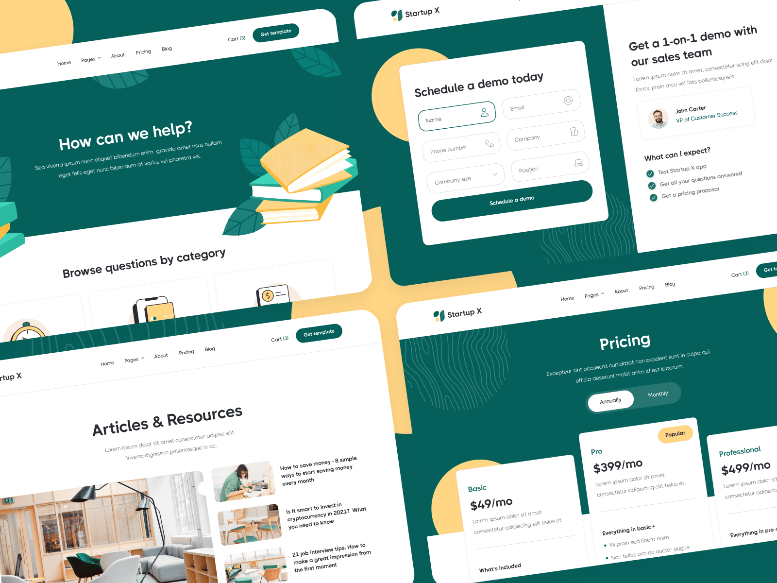 Startup Webflow Theme