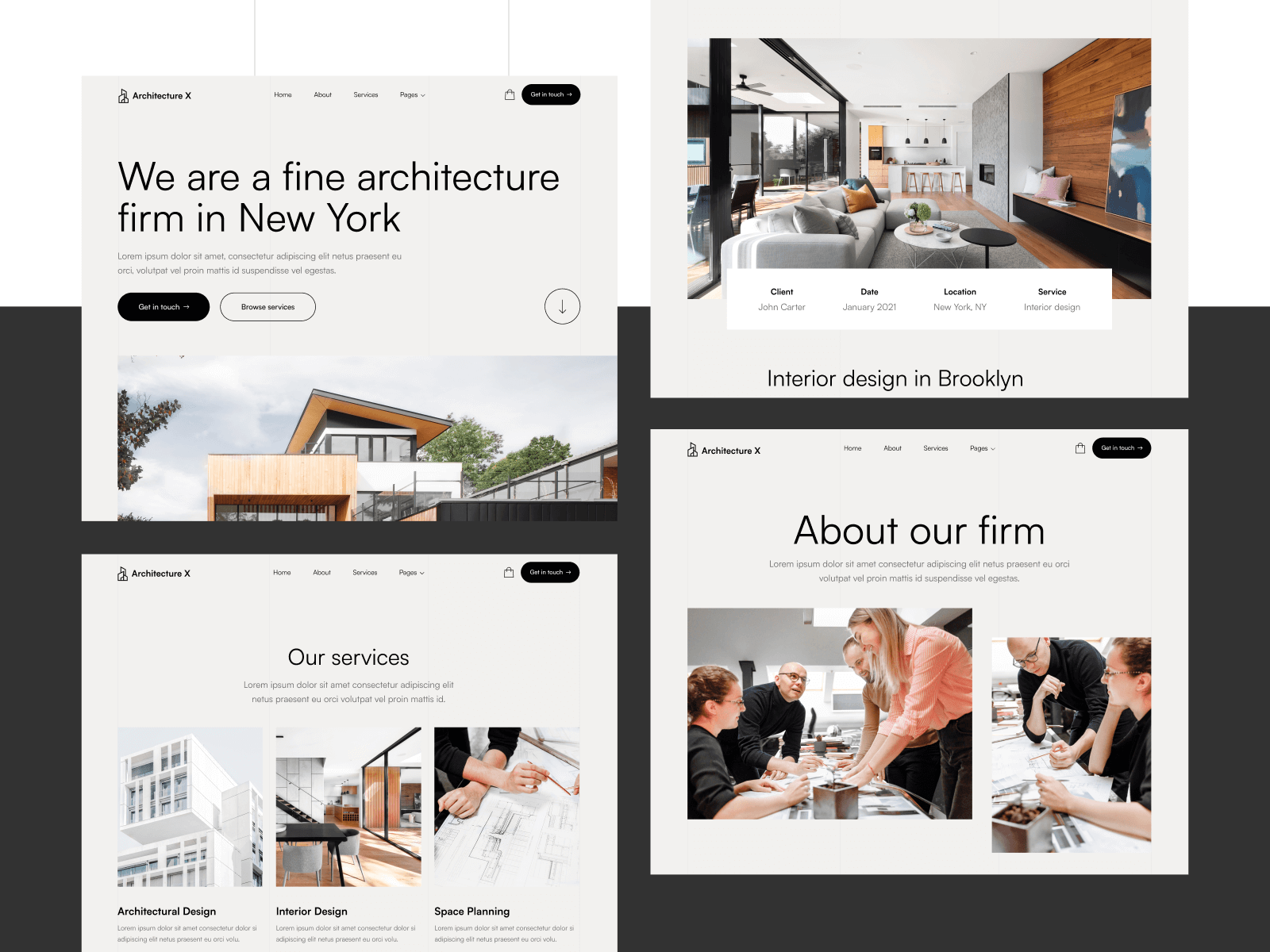 Architecture Design Webflow Website Template