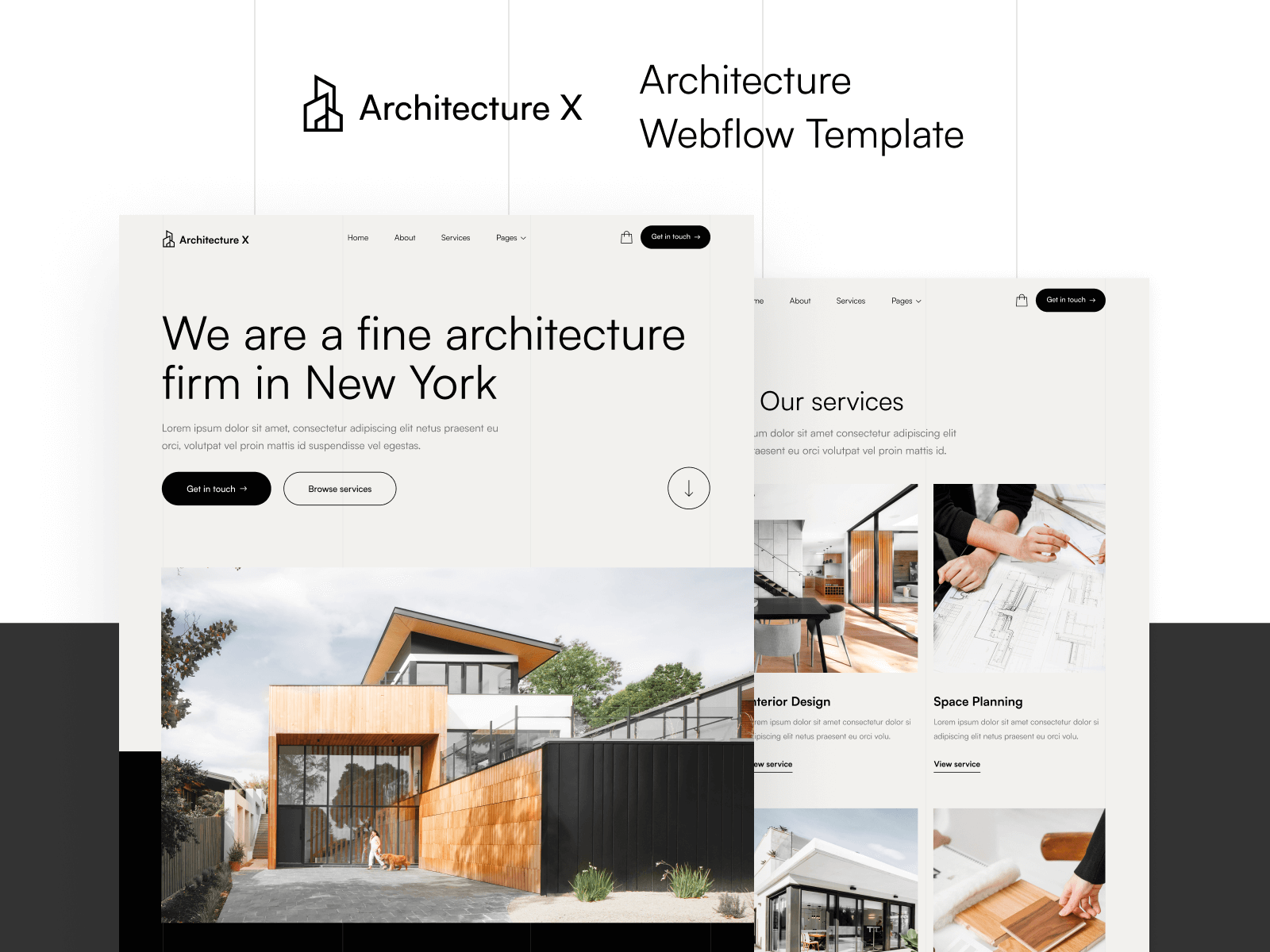 Architecture Webflow Website Template